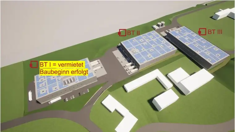 Neubau Projekt Logistikzentrum Loosdorf Logistikimmobilie – direkt an der A1