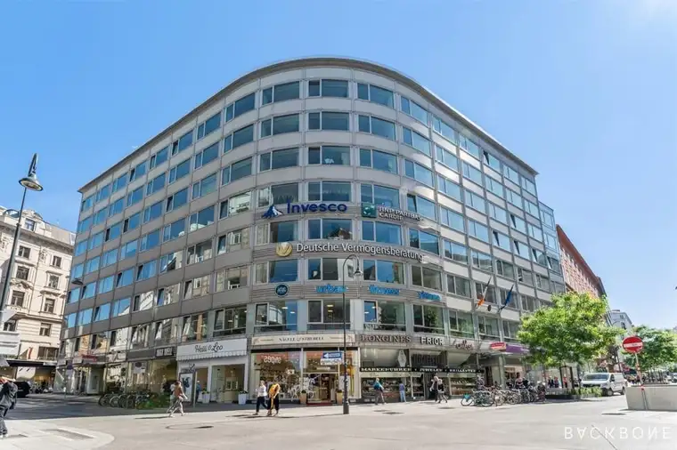 Außergewöhnlicher Firmensitz in der Rotenturmstraße Ecke Fleischmarkt
