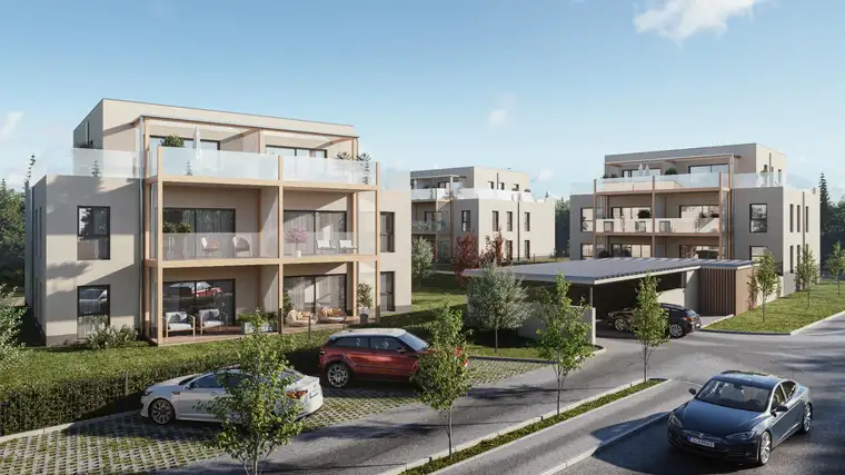 a vita Neubau-Projekt St. Florian Wohnung mit Loggia