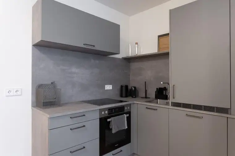 Ideal für Anleger! Exklusiver, voll möblierter Neubau mit Loggia am Donaukanal!