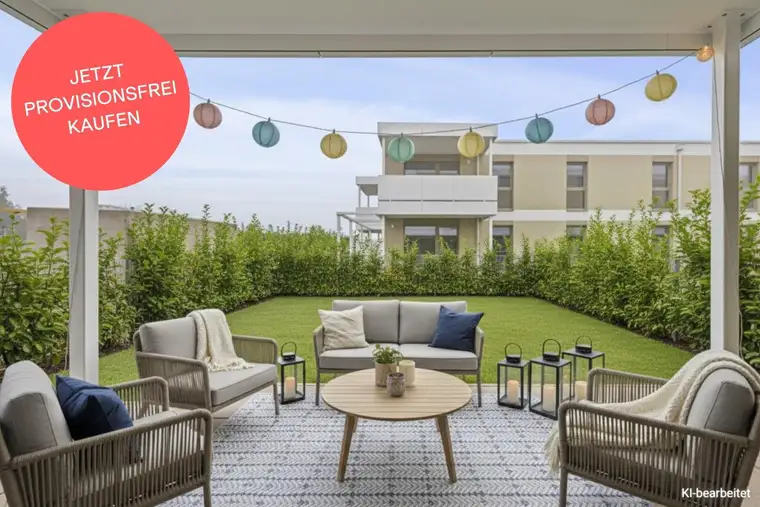 OSTERAKTION! Provisionsfreie, ansprechende 3-Zimmer-Gartenwohnung mit offenem Wohn-/Essbereich | Sonnenterrasse