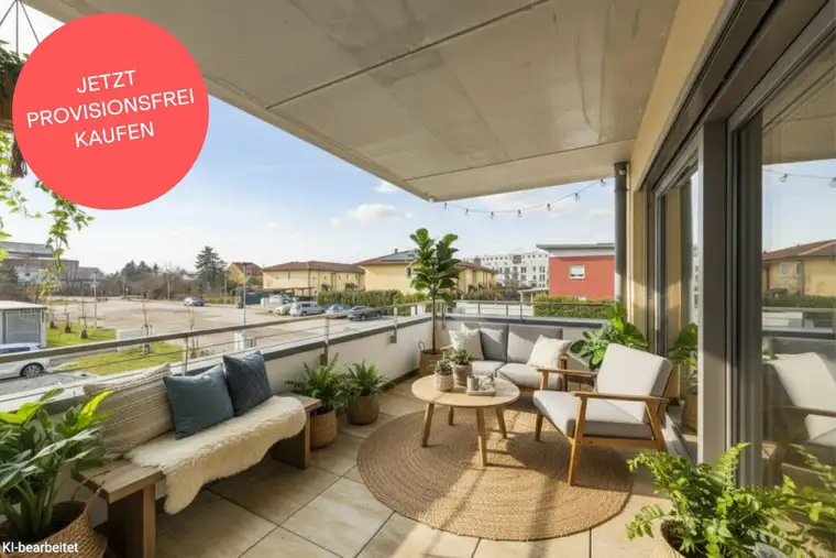 PROVISIONSFREI! Wunderschöne 2-Zimmer-Wohnung mit überdachter Loggia | Erstbezug im Bella Vita