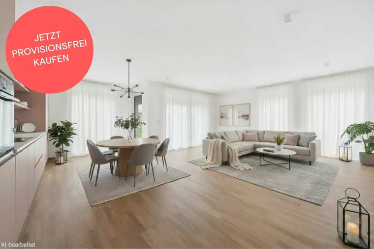 PROVISIONSFREI! Lichtdurchflutete 3-Zimmer-Wohnung mit großer Wohnküche | Sonnige Loggia, Schrankraum | Sofort vermietbar