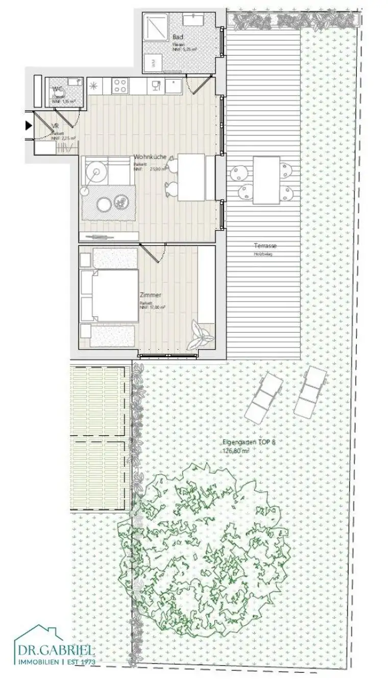 SCHÖNE GARTENWOHNUNG BEIM KAISERWASSER MIT EXKLUSIVER MITGLIEDSCHAFT BEIM KAISERWASSER CLUB