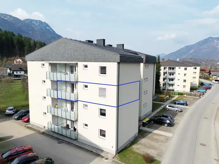 Attraktive 3-Zimmer-Eigentumswohnung mit Loggia und Parkplatz in Bad Ischl