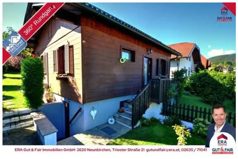 EINLADENDES EINFAMILIENHAUS IM IDYLLISCHEN HART BEI GLOGGNITZ