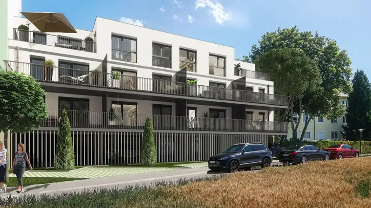 Sofortbezug, neue, großzügige 2 Zimmer mit großem Balkon und Fernblick, Vösendorf