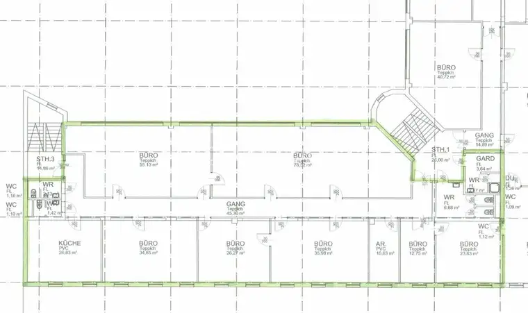Industriegebiet Inzersdorf! Moderne Bürofläche von ca. 370 m2 nächst der Großmarktstraße