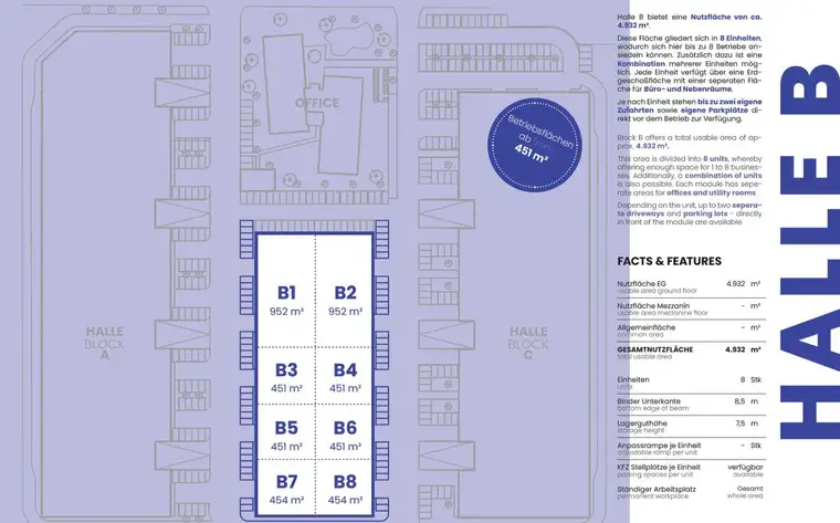 Ihr Standort für Produktion, Gewerbe, Lager oder Büro in Neusiedl am See - ab 451 m² Nutzfläche