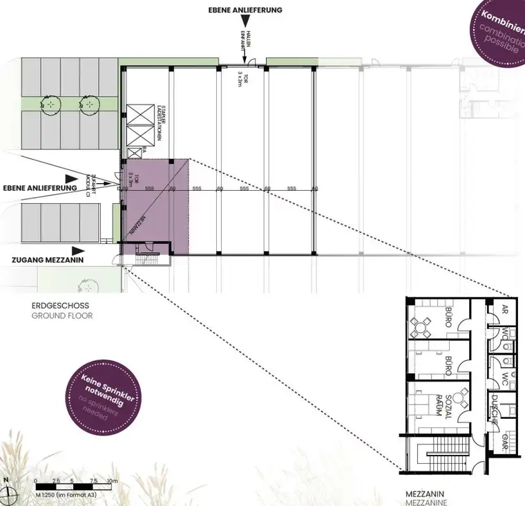 Ihr Standort für Produktion, Gewerbe, Lager oder Büro in Neusiedl am See - ab 668 m² Nutzfläche