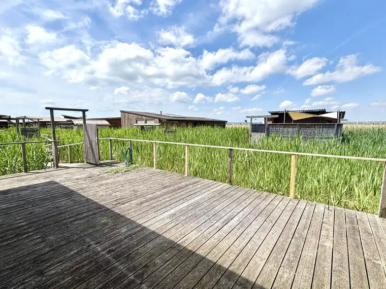 Pfahlbau zur Miete in Weiden am See – Strandbadsiedlung