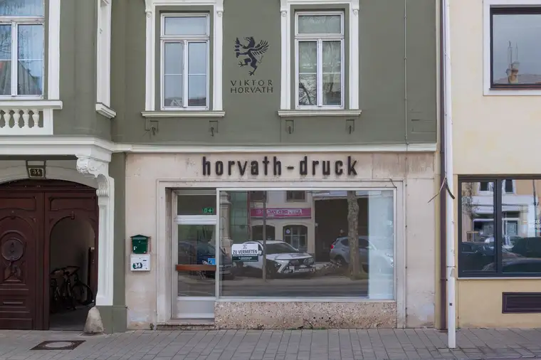 Geschäftslokal am Hauptplatz von Neusiedl am See