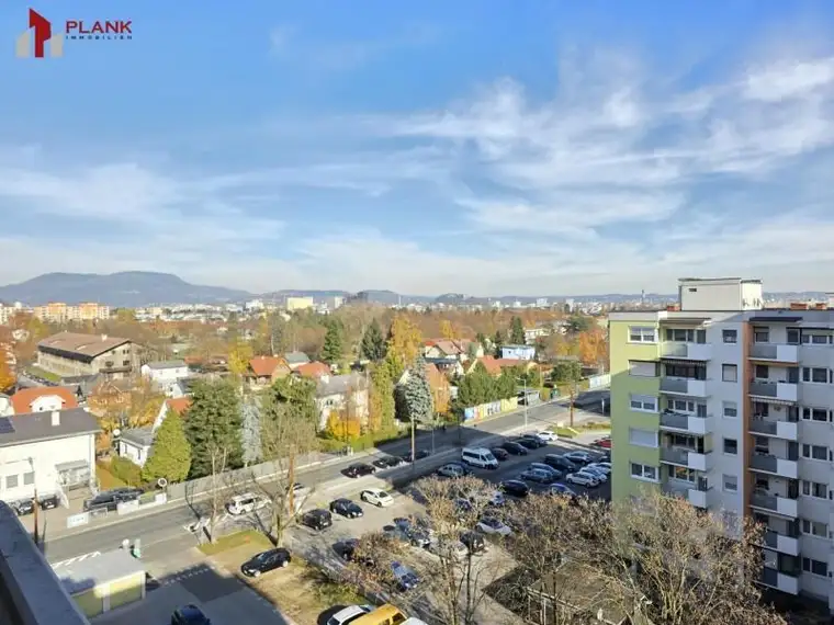 2-Zimmer-Wohnung mit Balkon und Weitblick in Graz!
