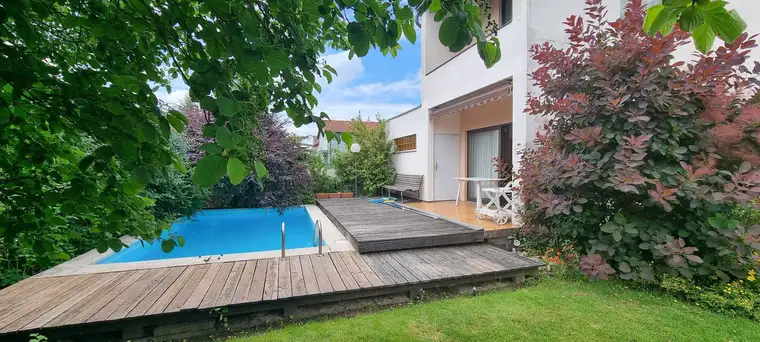 Traumhaftes Einfamilienhaus in Wien mit Pool - 5 Zimmer, Garten, Terrassen, Sauna, Garage