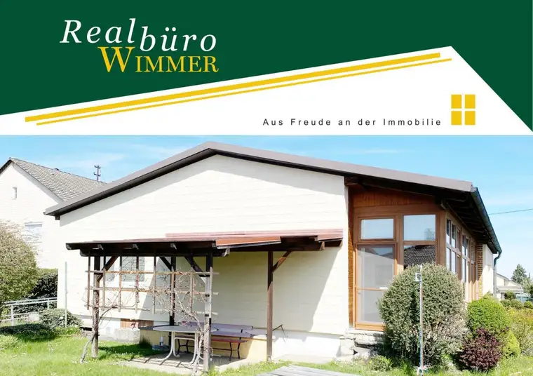 Älterer, aber gepflegter Bungalow mit großem Wintergarten
