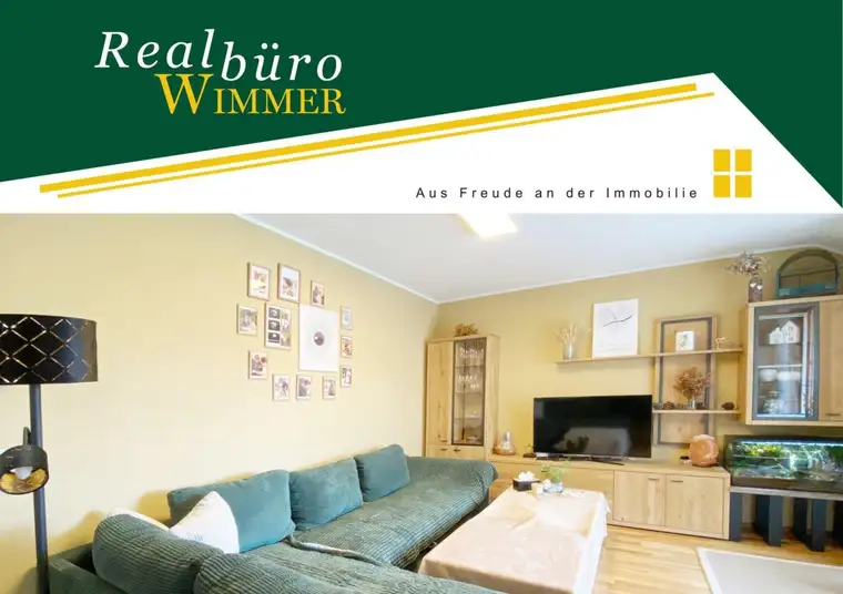 Sehr gepflegte 3-Zimmer-Wohnung - Dachterrasse mit Blick ins Grüne