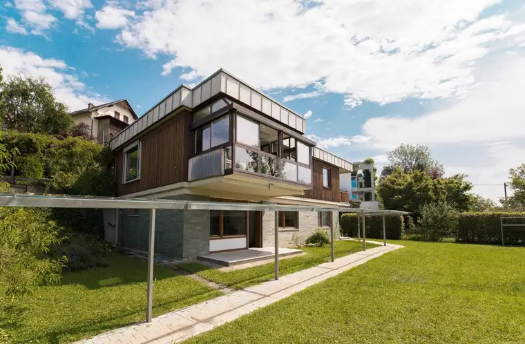 „Architektenseeblickvilla“ mit separatem Appartement in Krumpendorf am Wörthersee