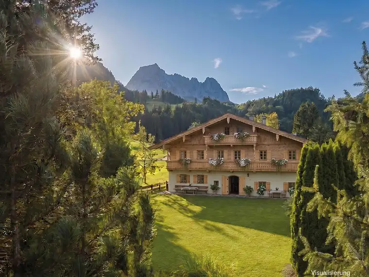 Alpenidylle mit Charme – Historischer Landsitz in alpiner Traumkulisse