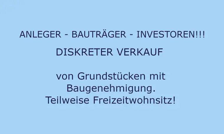 Grundstücke mit Baugenehmigung teilweise mit FREIZEITWOHNSITZ in Kitzbühel und Umgebung