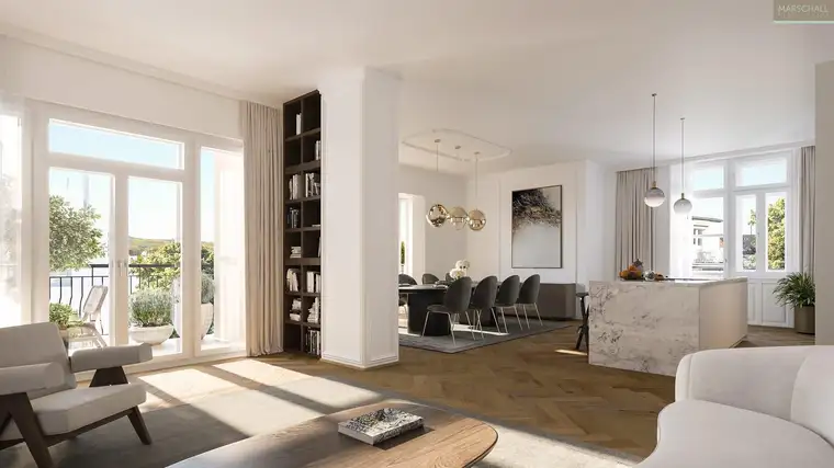 Exklusive Stilaltbauwohnung mit Terrasse in Toplage Döblings