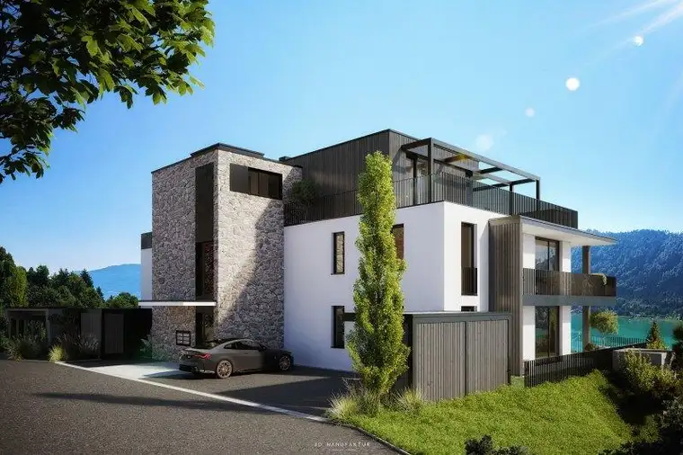 NEU Moderne Seeblickwohnung direkt beim Skiberg Gerlitzen