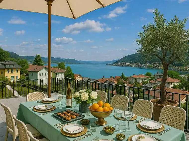 Luxuriöses Seeblick-Penthouse am Wörthersee
