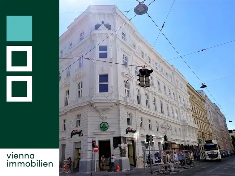 Schönes, geräumiges Stilaltbaubüro Nähe Karlskirche