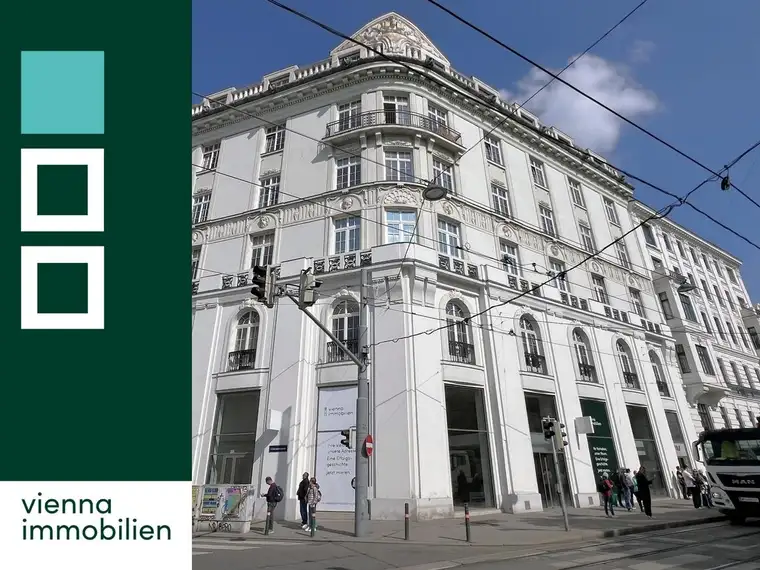 Modernes Loft-Geschäftslokal vis-a-vis Unteres Belvedere