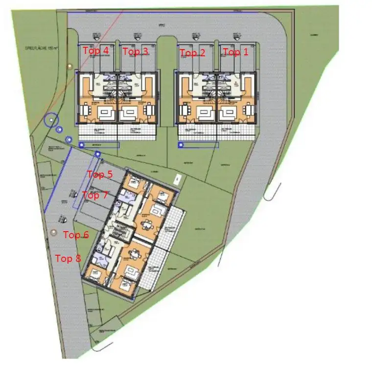Investorenprojekt in Top Lage - aufrechte Baubewilligung für eine Wohnhausanlage im Luftkurort mit 4 WE &amp; 2 Doppelhäuser mit 4 WE