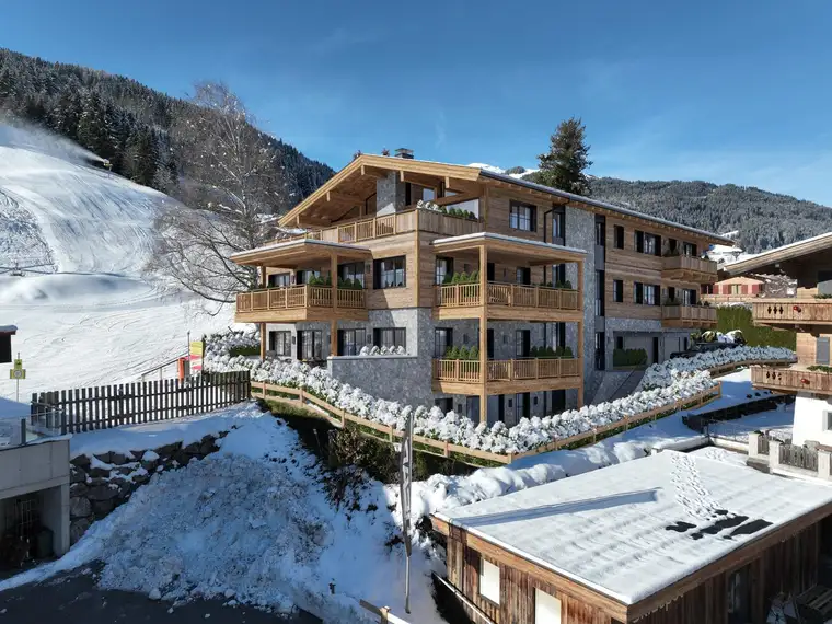 Luxuriöse Erdgeschosswohnung direkt an der Skipiste