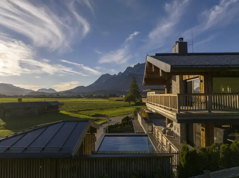Design Chalet mit Kaiserblick