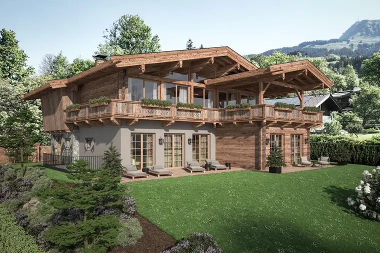 Neubauchalet fußläufig ins Zentrum