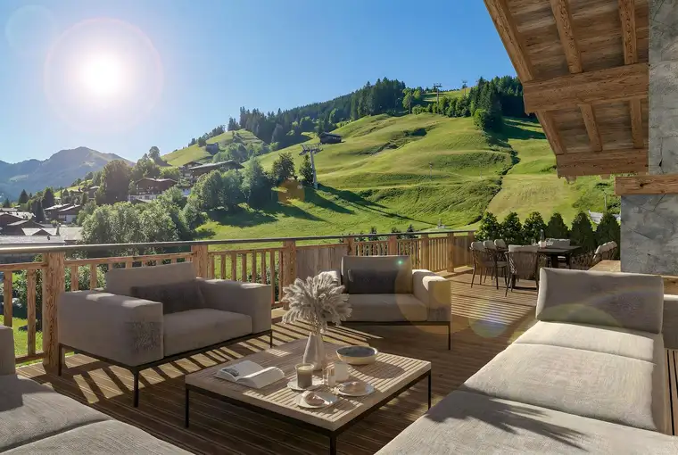 Luxuriöse Penthousewohnung direkt an der Skipiste