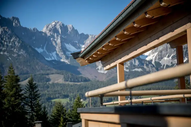 Der Ausblick als Highlight- Landhaus an der Skipiste mit Panoramablick