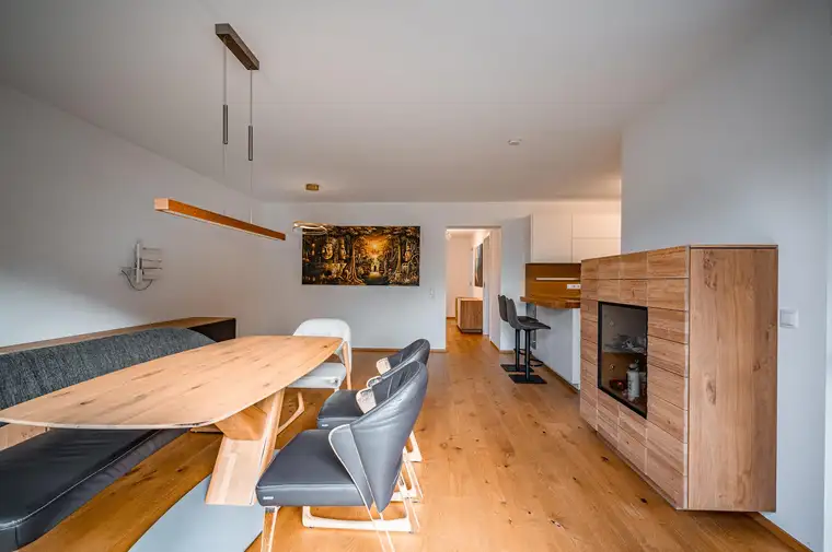 Moderne Gartenwohnung als ein Ort zum Ankommen und Wohlfühlen