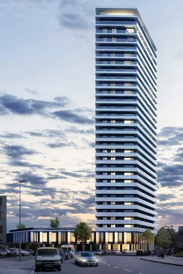Tiefgaragen-Parkplätze in bester Lage im BRUCKNER TOWER