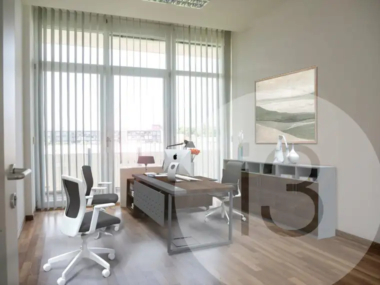 Dachgeschossbüro - große Sonnenterrasse - Panoramablick - Wals/Himmelreich