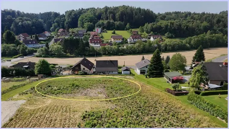Traumhaftes Baugrundstück, schöne Lage am Südhang, knapp 1.500m2, 0,2-04, Kirchberg an der Raab.