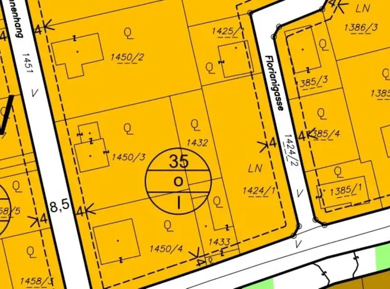 Eckgrundstück in Ortsrandlage 1.216 m²