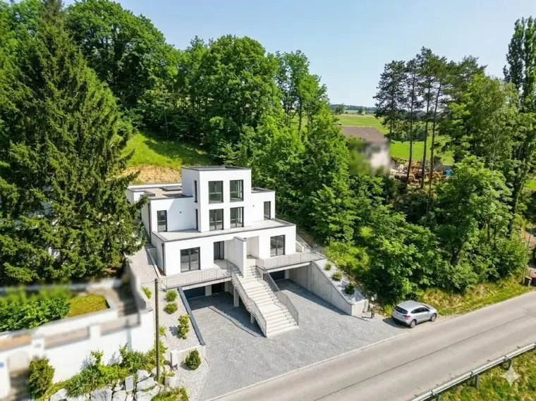 ROHBAU - MODERNES DOPPELHAUS