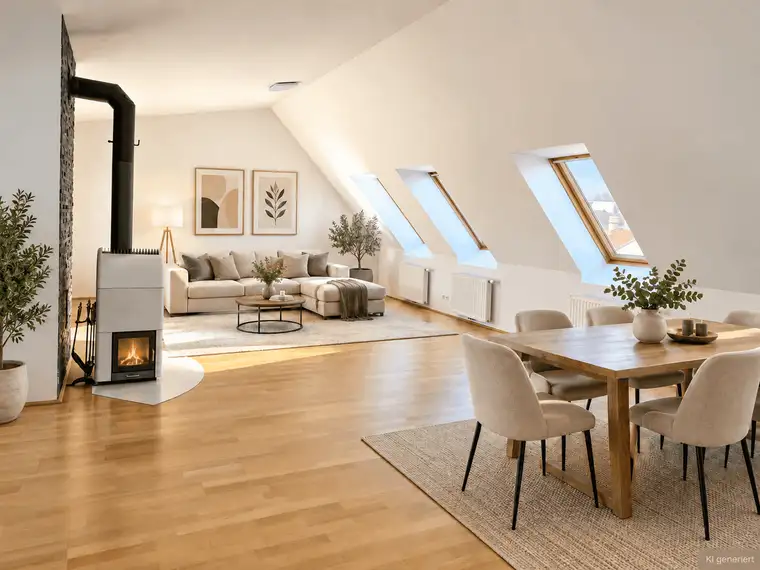 Viel Raum zum Leben – 136 m² Dachgeschosswohnung mit Südost-Terrasse