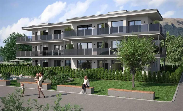 Neubauwohnung im Projekt "Wohnglück Mittersill" mit Bergblick