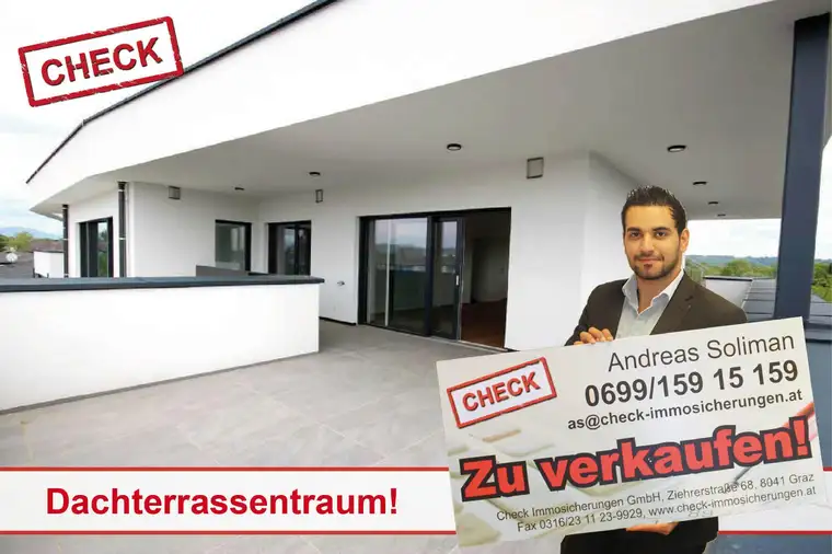 Ziegelmassivbau! Penthousewohnung mit 105 m² Terrasse in Feldkirchen! Top 9