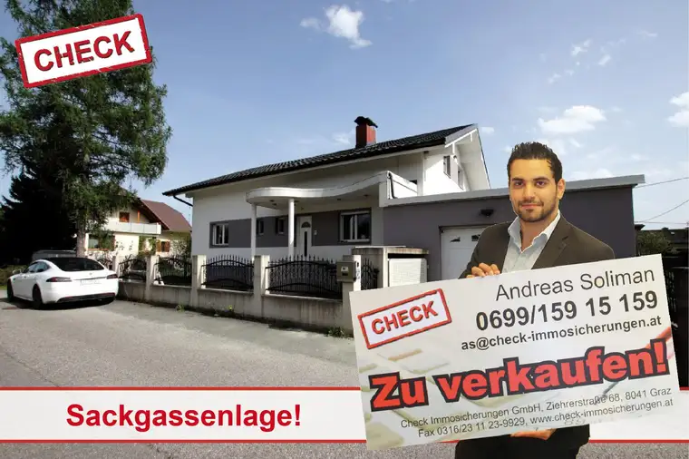 Sackgassenlage! Geräumiges Ziegelmassivhaus mit Sauna und Pool in Gössendorf!