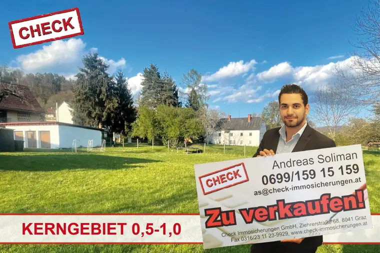 Bauträger aufgepasst! Kerngebiets-Grundstück im Zentrum von Gratkorn!