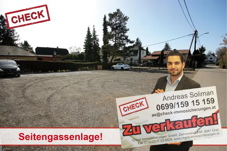 Seitengassenlage! Sonniger Baugrund in Graz-Puntigam!