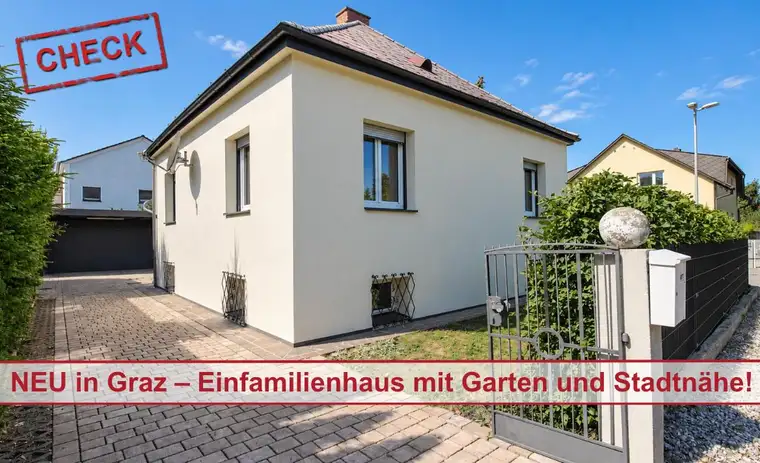 Stadtnahe Wohnlage - Modernisiertes Einfamilienhaus mit großzügigem Garten in Graz!