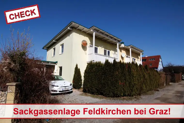 Ziegelmassiv-Doppelhaushälfte in Sackgassenlage Feldkirchen bei Graz!