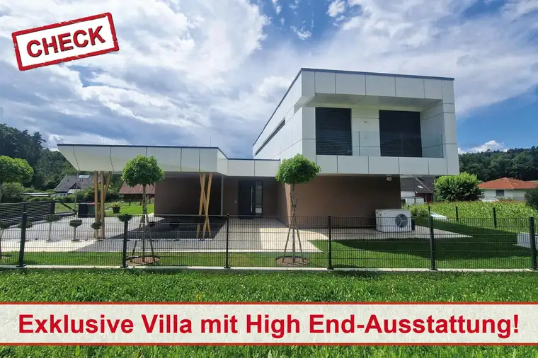 Perfekte Ruhelage! Hochwertige Designvilla mit Salzwasserpool am Gedersberg!