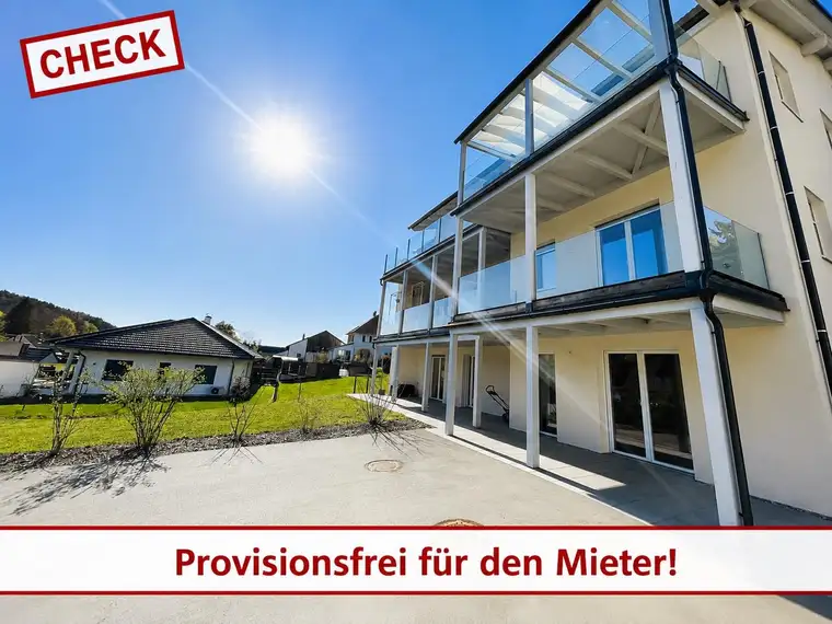 Erstbezug! 3-Zi-1.OG Wohnung, PV, Luftwärmepumpe, überdachter Balkon, ein Parkplatz in ruhiger Stadtrandlage von Hart bei Graz.